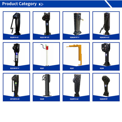 Accessoires de remorques lourdes sur mesure Capacité de levage 25 tonnes 28 tonnes pour les semi-remorques