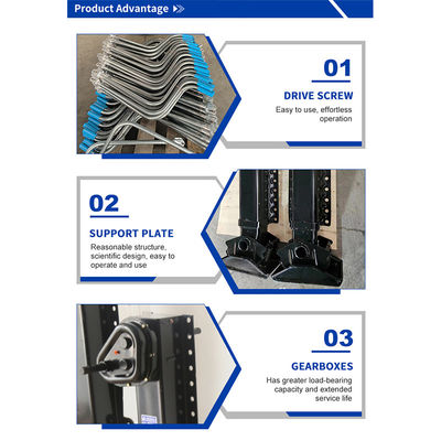 Accessoires de remorques lourdes sur mesure Capacité de levage 25 tonnes 28 tonnes pour les semi-remorques