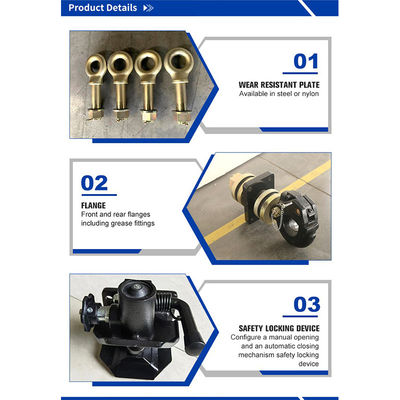Couplings à barres de traction avec capacité de 13 à 65 kg et valeur D de 140KN/150KN/280KN/360KN